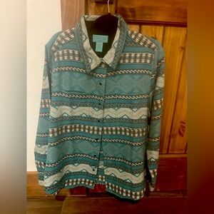 Tasha Polizzi Button Down Blouse - L, NWT